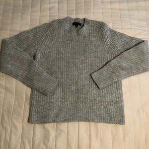 Rag & bone light blue jonie alpaca wool sweater